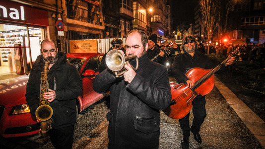 El funeral marca el fin del Carnaval en A Coruña
