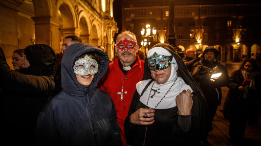 El funeral marca el fin del Carnaval en A Coruña