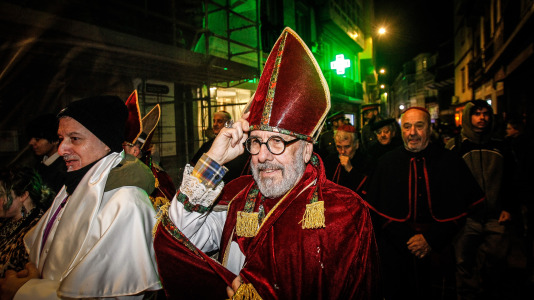 El funeral marca el fin del Carnaval en A Coruña