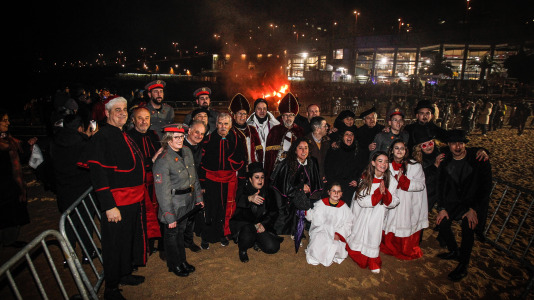 El funeral marca el fin del Carnaval en A Coruña