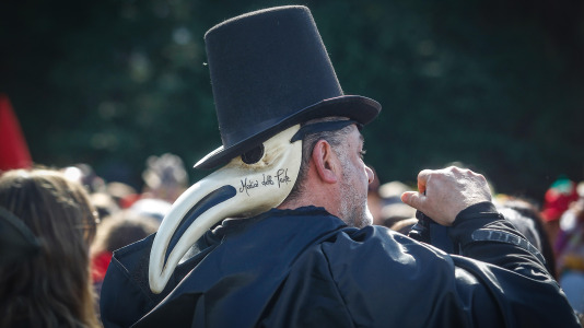 Este lugar de Paderne volveu avivar un ano máis o que é o único entroido tradicional das Mariñas 