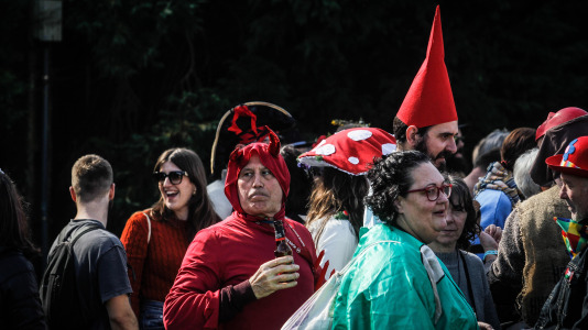 Este lugar de Paderne volveu avivar un ano máis o que é o único entroido tradicional das Mariñas 