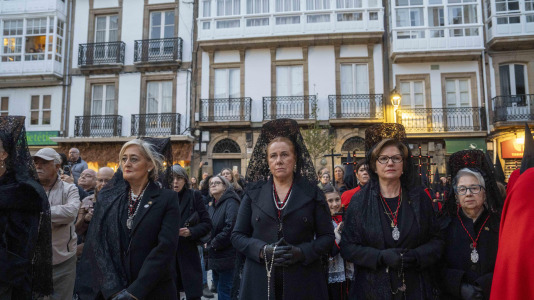 La Dolorosa abrió la Semana Santa coruñesa