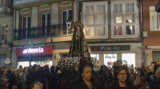 La Dolorosa abrió la Semana Santa coruñesa