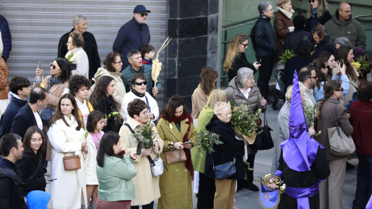 Procesión de la Borriquilla y la bendición de los ramos