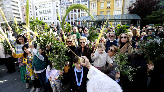 Procesión de la Borriquilla y la bendición de los ramos