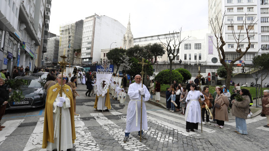 Procesión de la Borriquilla y la bendición de los ramos