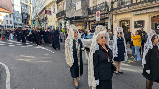 La Semana Santa coruñesa se cierra con las procesiones que conmemoran el Domingo de Resurrección