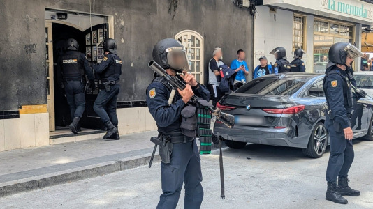 Incidentes con ultras del Leganés en A Coruña