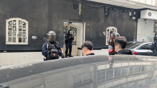 Incidentes con ultras del Leganés en A Coruña
