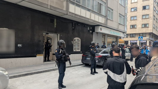 Incidentes con ultras del Leganés en A Coruña