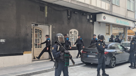Incidentes con ultras del Leganés en A Coruña