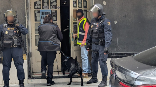 Incidentes con ultras del Leganés en A Coruña