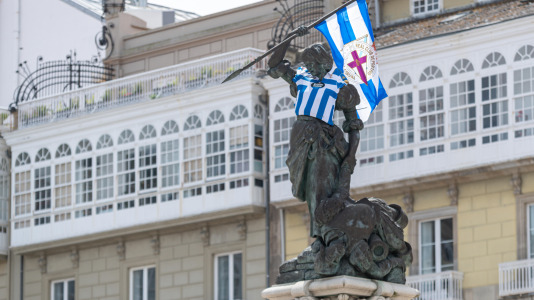 El Dépor, presente en todos los rincones de la ciudad