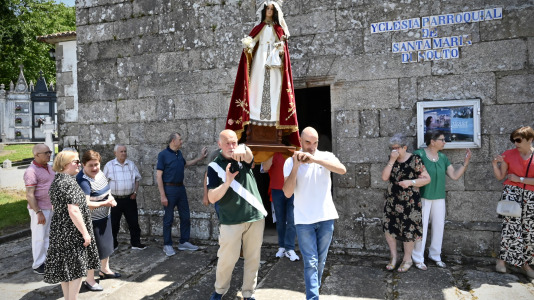 Fiestas de la Virgen de los Desamparados de Souto en Paderne