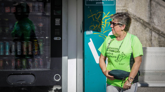 Cientos de personas recorrieron las calles del casco urbano para unirse a la 'marea verde'