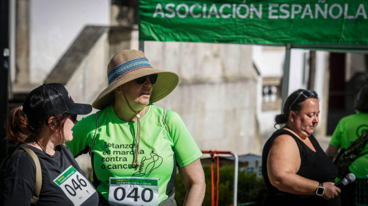 Cientos de personas recorrieron las calles del casco urbano para unirse a la 'marea verde'