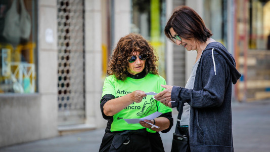 Marcha contra el cáncer en Arteixo