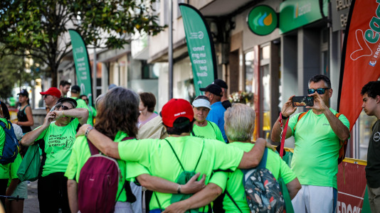 Marcha contra el cáncer en Arteixo