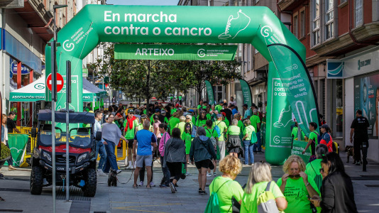 Marcha contra el cáncer en Arteixo