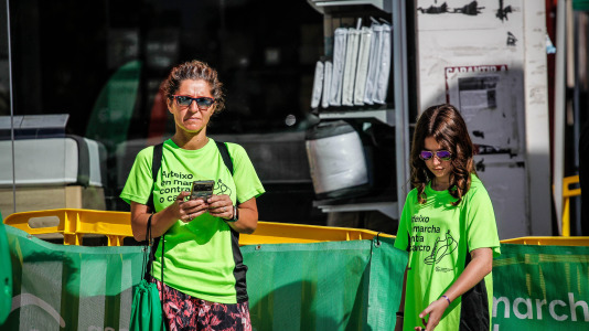 Marcha contra el cáncer en Arteixo