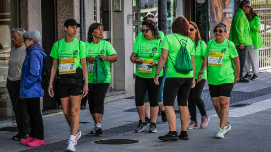 Marcha contra el cáncer en Arteixo