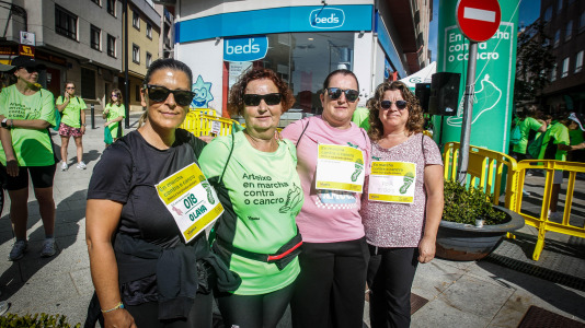 Marcha contra el cáncer en Arteixo