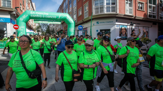 Marcha contra el cáncer en Arteixo