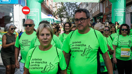 Marcha contra el cáncer en Arteixo