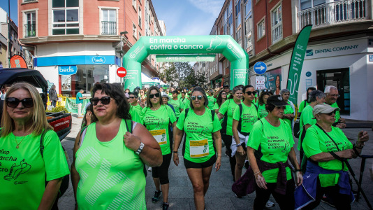 Marcha contra el cáncer en Arteixo