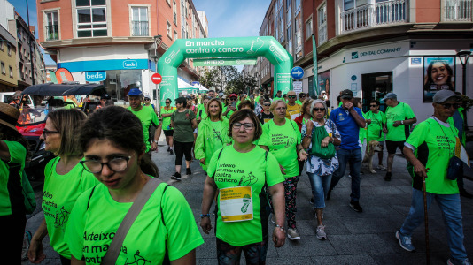 Marcha contra el cáncer en Arteixo