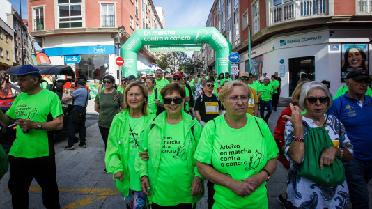 Marcha contra el cáncer en Arteixo
