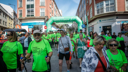 Marcha contra el cáncer en Arteixo