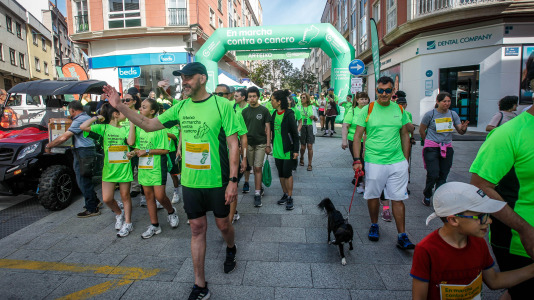 Marcha contra el cáncer en Arteixo