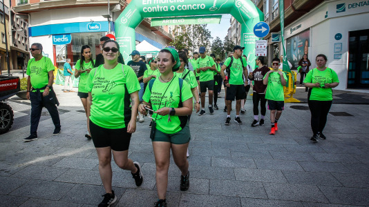 Marcha contra el cáncer en Arteixo