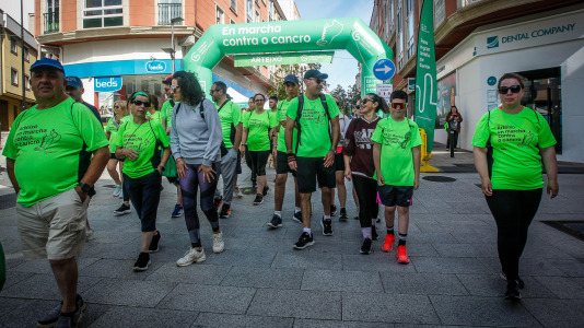 Marcha contra el cáncer en Arteixo