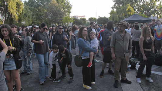 Quintana. Festival aquÃ­ tamÃ©n se fala, en la plaza de la Tolerancia