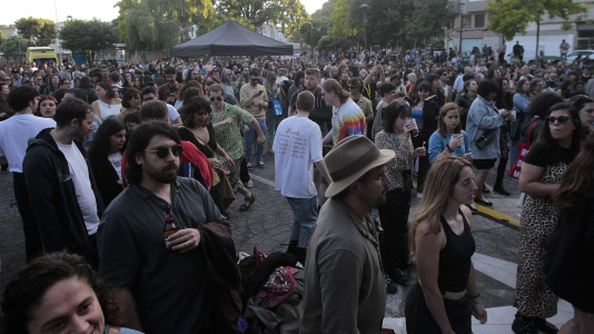 Quintana. Festival aquÃ­ tamÃ©n se fala, en la plaza de la Tolerancia