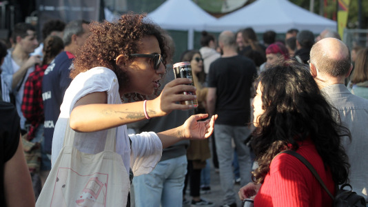 Quintana. Festival aquÃ­ tamÃ©n se fala, en la plaza de la Tolerancia