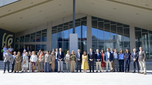 Acto inaugural de la sede corporativa de Estrella Galicia