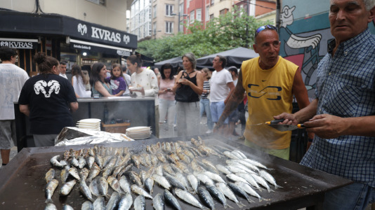 Ambiente en la plaza La Urbana