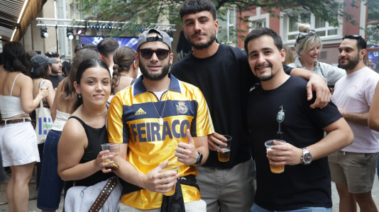 Ambiente en la plaza La Urbana