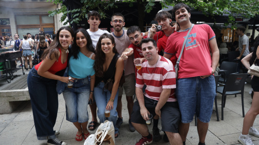 Ambiente en la plaza La Urbana