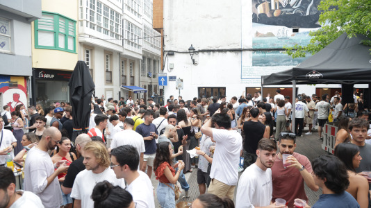 Ambiente en la plaza La Urbana
