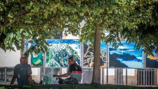 Los coruñeses sufrieron durante todo este fin de semana temperaturas superiores a los 30 grados