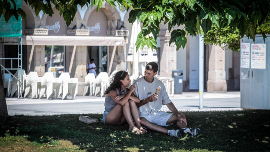 Los coruñeses sufrieron durante todo este fin de semana temperaturas superiores a los 30 grados