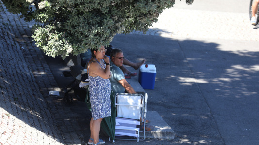 Los coruñeses sufrieron durante todo este fin de semana temperaturas superiores a los 30 grados