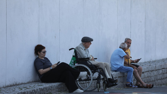 Los coruñeses sufrieron durante todo este fin de semana temperaturas superiores a los 30 grados