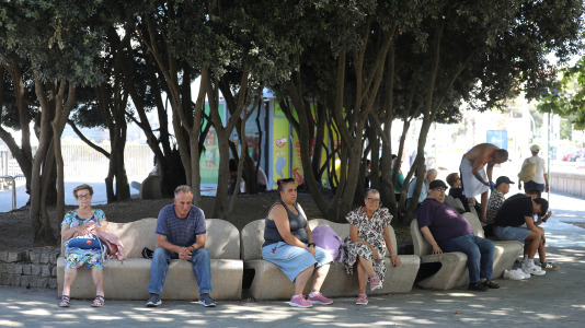 Los coruñeses sufrieron durante todo este fin de semana temperaturas superiores a los 30 grados