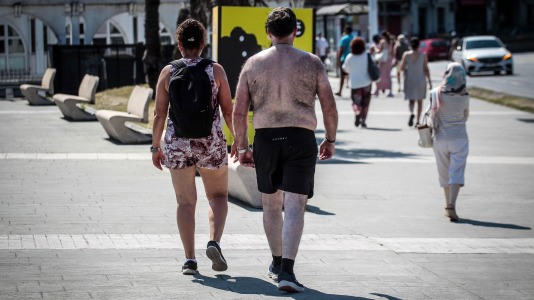 Los coruñeses sufrieron durante todo este fin de semana temperaturas superiores a los 30 grados